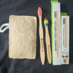 Bamboo Toothbrush/Loofa
